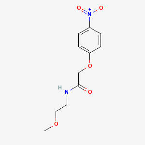 molecular formula C11H14N2O5 B2719181 N-(2-methoxyethyl)-2-(4-nitrophenoxy)acetamide CAS No. 391221-79-7