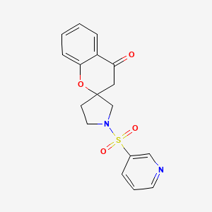 1'-(Pyridin-3-ylsulfonyl)spiro[chroman-2,3'-pyrrolidin]-4-one