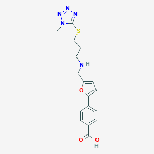 4-{5-[({3-[(1-methyl-1H-tetraazol-5-yl)thio]propyl}amino)methyl]-2-furyl}benzoic acid