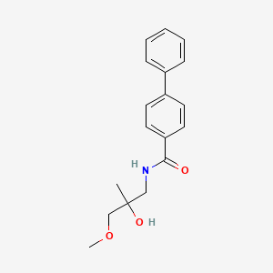 N-(2-hydroxy-3-methoxy-2-methylpropyl)-[1,1'-biphenyl]-4-carboxamide