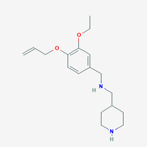 N-[4-(allyloxy)-3-ethoxybenzyl]-N-(4-piperidinylmethyl)amine