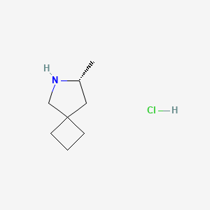 (7R)-7-Methyl-6-azaspiro[3.4]octane;hydrochloride