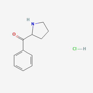 B2719228 2-Benzoylpyrrolidine hydrochloride CAS No. 138371-64-9; 760142-80-1