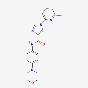 1-(6-methyl-2-pyridinyl)-N-(4-morpholinophenyl)-1H-imidazole-4-carboxamide