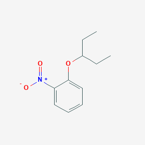 molecular formula C11H15NO3 B2719267 1-Nitro-2-(pentan-3-yloxy)benzene CAS No. 63929-84-0