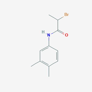 molecular formula C11H14BrNO B2719337 2-bromo-N-(3,4-dimethylphenyl)propanamide CAS No. 1211461-08-3