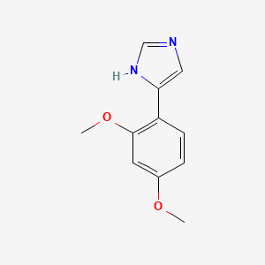 molecular formula C11H12N2O2 B2719350 5-(2,4-Dimethoxyphenyl)-1H-imidazole CAS No. 117311-23-6