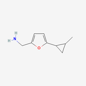 [5-(2-Methylcyclopropyl)furan-2-yl]methanamine
