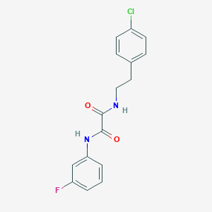 N1-(4-chlorophenethyl)-N2-(3-fluorophenyl)oxalamide