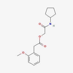 [2-(Cyclopentylamino)-2-oxoethyl] 2-(2-methoxyphenyl)acetate