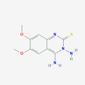 3-amino-4-imino-6,7-dimethoxy-3,4-dihydro-2(1H)-quinazolinethione