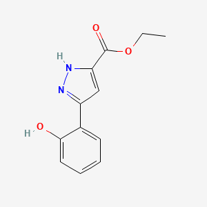 ethyl 5-(2-hydroxyphenyl)-1H-pyrazole-3-carboxylate