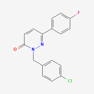 2-(4-chlorobenzyl)-6-(4-fluorophenyl)pyridazin-3(2H)-one