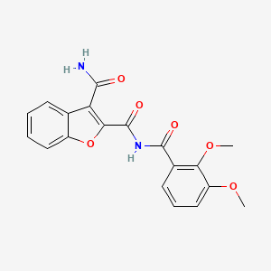 molecular formula C19H16N2O6 B2719423 N2-(2,3-dimethoxybenzoyl)benzofuran-2,3-dicarboxamide CAS No. 896011-63-5