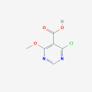 molecular formula C6H5ClN2O3 B2719426 4-Chloro-6-methoxypyrimidine-5-carboxylic acid CAS No. 4320-02-9