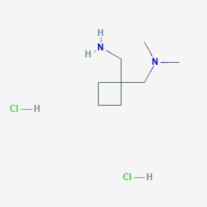 [1-[(Dimethylamino)methyl]cyclobutyl]methanamine;dihydrochloride