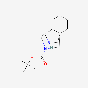 molecular formula C15H26N2O2 B2719455 叔丁基四氢-1H-3a,7a-(甲亚胺甲亚甲基甲亚甲基)异吲哚-2(3H)-羧酸酯 CAS No. 2138076-42-1