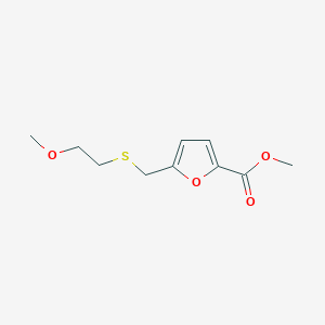 Methyl 5-(2-methoxyethylsulfanylmethyl)furan-2-carboxylate