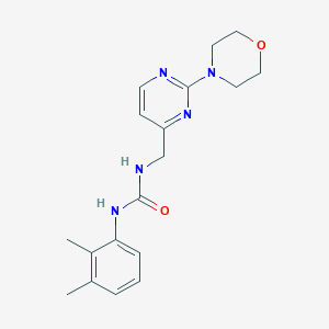 molecular formula C18H23N5O2 B2719478 1-(2,3-Dimethylphenyl)-3-((2-morpholinopyrimidin-4-yl)methyl)urea CAS No. 1797081-92-5