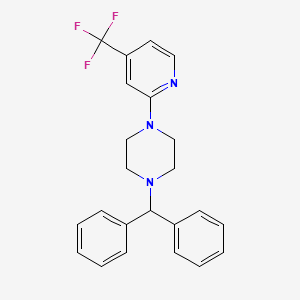 1-Benzhydryl-4-[4-(trifluoromethyl)pyridin-2-yl]piperazine