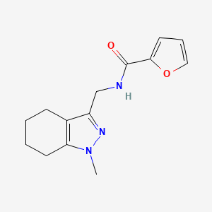molecular formula C14H17N3O2 B2719547 N-((1-methyl-4,5,6,7-tetrahydro-1H-indazol-3-yl)methyl)furan-2-carboxamide CAS No. 1448061-03-7