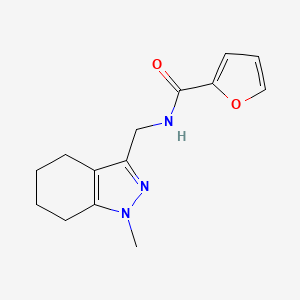 molecular formula C14H17N3O2 B2719547 N-[(1-methyl-4,5,6,7-tetrahydro-1H-indazol-3-yl)methyl]furan-2-carboxamide CAS No. 1448061-03-7