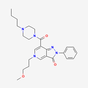 7-(4-butylpiperazine-1-carbonyl)-5-(3-methoxypropyl)-2-phenyl-2H-pyrazolo[4,3-c]pyridin-3(5H)-one