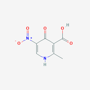 molecular formula C7H6N2O5 B2719667 2-Methyl-5-nitro-4-oxo-1H-pyridine-3-carboxylic acid CAS No. 2413868-51-4