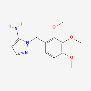 1-(2,3,4-trimethoxybenzyl)-1H-pyrazol-5-amine