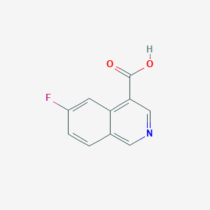 molecular formula C10H6FNO2 B2719747 6-Fluoroisoquinoline-4-carboxylic acid CAS No. 2169007-97-8