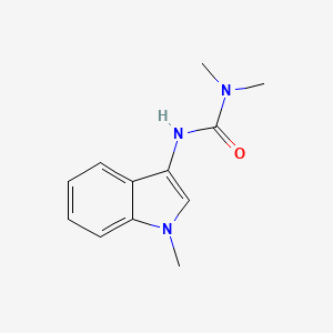 1,1-dimethyl-3-(1-methyl-1H-indol-3-yl)urea