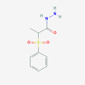 2-(Benzenesulfonyl)propionic acid hydrazide