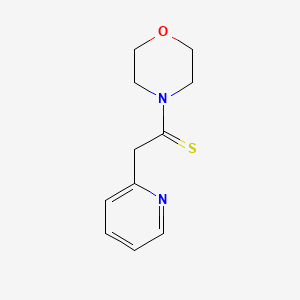 1-Morpholino-2-(2-pyridinyl)-1-ethanethione