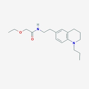 2-ethoxy-N-(2-(1-propyl-1,2,3,4-tetrahydroquinolin-6-yl)ethyl)acetamide