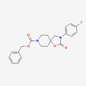 Benzyl 3-(4-fluorophenyl)-2-oxo-1-oxa-3,8-diazaspiro[4.5]decane-8-carboxylate