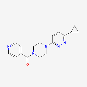 (4-(6-Cyclopropylpyridazin-3-yl)piperazin-1-yl)(pyridin-4-yl)methanone