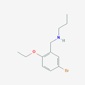 molecular formula C12H18BrNO B271989 N-(5-bromo-2-ethoxybenzyl)-N-propylamine 