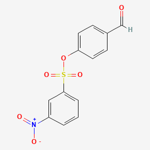 molecular formula C13H9NO6S B2719894 4-Formylphenyl 3-nitrobenzenesulfonate CAS No. 1334304-62-9