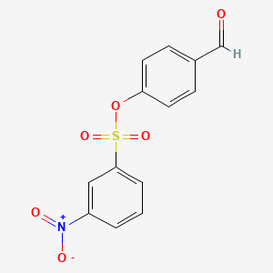 molecular formula C13H9NO6S B2719894 4-甲酰基苯基-3-硝基苯磺酸酯 CAS No. 1334304-62-9