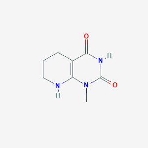 molecular formula C8H11N3O2 B2719900 1-Methyl-5,6,7,8-tetrahydropyrido[2,3-d]pyrimidine-2,4-dione CAS No. 2375268-52-1