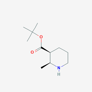 molecular formula C11H21NO2 B2719911 Tert-butyl (2S,3S)-2-methylpiperidine-3-carboxylate CAS No. 2307758-74-1