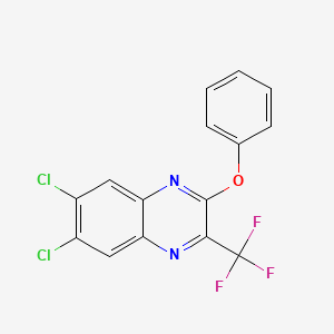 6,7-Dichloro-2-phenoxy-3-(trifluoromethyl)quinoxaline