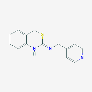 N-(4-pyridinylmethyl)-4H-3,1-benzothiazin-2-amine