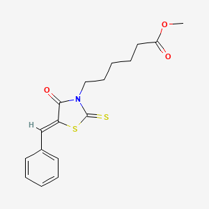 (Z)-methyl 6-(5-benzylidene-4-oxo-2-thioxothiazolidin-3-yl)hexanoate