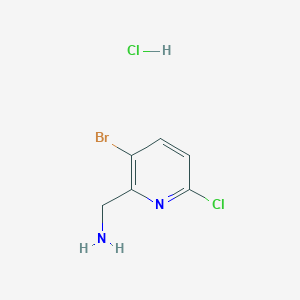 (3-Bromo-6-chloropyridin-2-yl)methanamine;hydrochloride