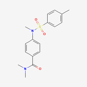 N,N-dimethyl-4-[methyl-(4-methylphenyl)sulfonylamino]benzamide