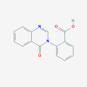 molecular formula C15H10N2O3 B2720083 2-(4-oxoquinazolin-3-yl)benzoic Acid CAS No. 25380-15-8