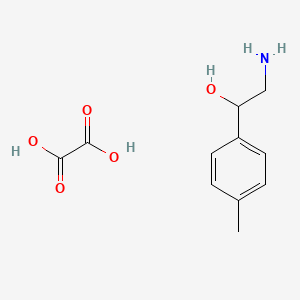 molecular formula C11H15NO5 B2720090 2-Hydroxy-2-(4-methylphenyl)ethylamine oxalate CAS No. 1172939-60-4