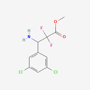 Methyl 3-amino-3-(3,5-dichlorophenyl)-2,2-difluoropropanoate