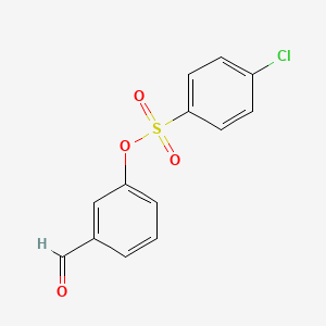 molecular formula C13H9ClO4S B2720101 3-Formylphenyl 4-chlorobenzenesulfonate CAS No. 325852-68-4